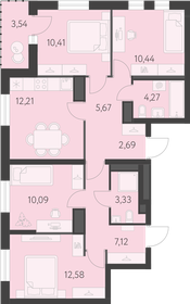 Квартира 80,6 м², 4-комнатная - изображение 1