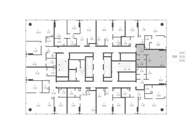 Квартира 33,2 м², студия - изображение 3