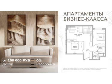 Квартира 61,4 м², 3-комнатные - изображение 1