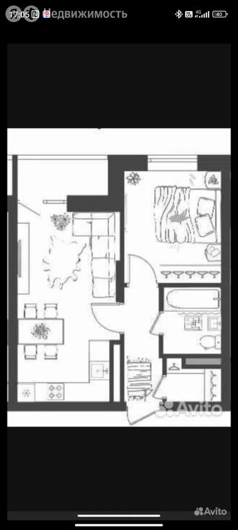 2-комнатная квартира: Ульяновск, мкр. Новая Жизнь, 10 (38 м²)