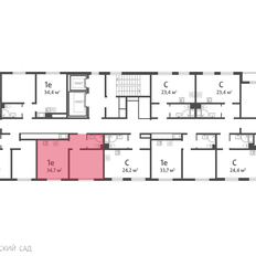 Квартира 34 м², 1-комнатная - изображение 2