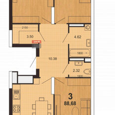 Квартира 87 м², 3-комнатная - изображение 1