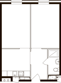 Квартира 55,1 м², студия - изображение 1