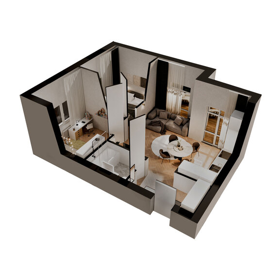 52,1 м², 3-комнатная квартира 5 678 900 ₽ - изображение 32