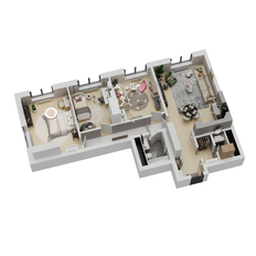 Квартира 94,8 м², 3-комнатная - изображение 4