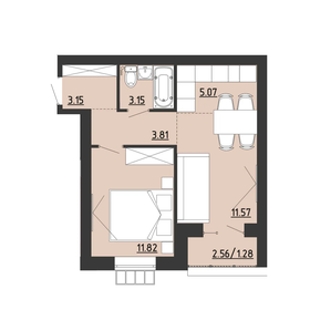 Квартира 39,9 м², 2-комнатная - изображение 1