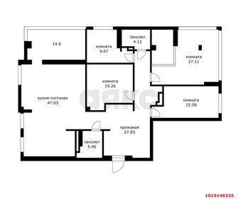 Квартира 166,2 м², 4-комнатная - изображение 5