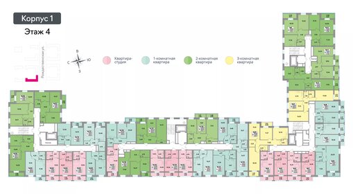 Квартира 41,1 м², 1-комнатная - изображение 2