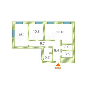 Квартира 75,7 м², 3-комнатная - изображение 5