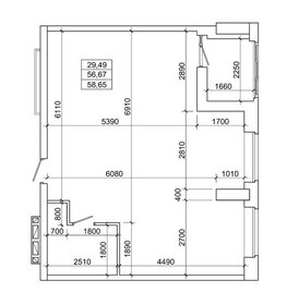 Квартира 56,8 м², 2-комнатная - изображение 3