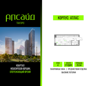 Квартира 26,6 м², студия - изображение 1