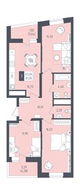 Квартира 81,1 м², 3-комнатная - изображение 1