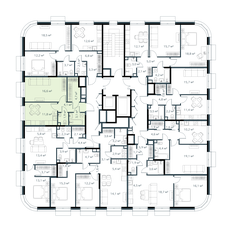 Квартира 42,2 м², 1-комнатная - изображение 2