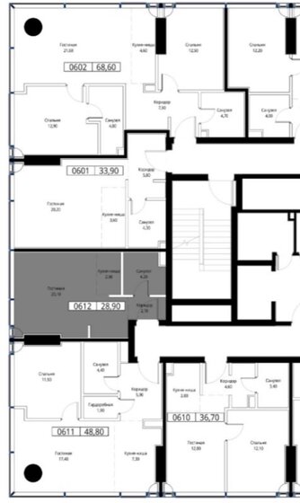 28,9 м², квартира-студия 25 900 000 ₽ - изображение 1