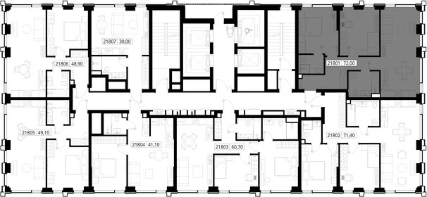 Квартира 72 м², 2-комнатная - изображение 2