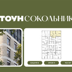 Квартира 92,5 м², 3-комнатная - изображение 2