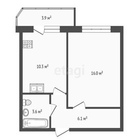 Квартира 37,2 м², 1-комнатная - изображение 1