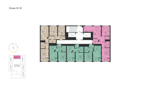 Квартира 36,8 м², 1-комнатная - изображение 3