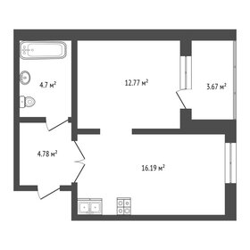 Квартира 39,2 м², 1-комнатная - изображение 1