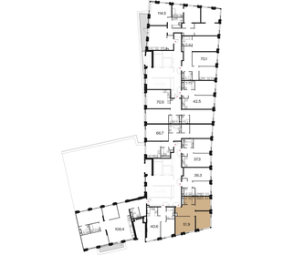 Квартира 51,9 м², 2-комнатная - изображение 2