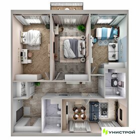 Квартира 127,3 м², 3-комнатная - изображение 1