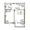 Квартира 50,7 м², 1-комнатная - изображение 1
