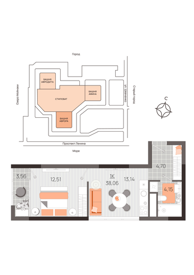 86,5 м², 3-комнатная квартира 17 292 000 ₽ - изображение 36