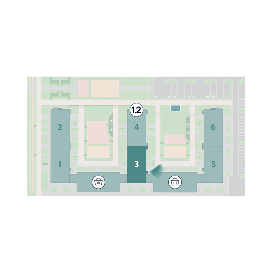 30,9 м², 1-комнатная квартира 6 696 030 ₽ - изображение 33