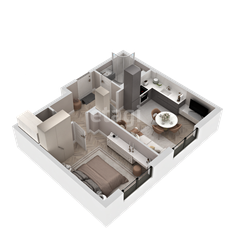 Квартира 43,8 м², 1-комнатная - изображение 5