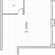 Квартира 67,4 м², 1-комнатные - изображение 1