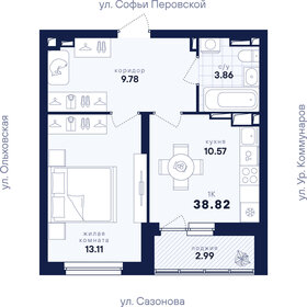 Квартира 38,8 м², 1-комнатная - изображение 2