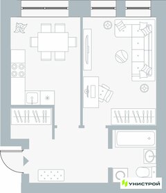 Квартира 38,3 м², 1-комнатная - изображение 1