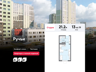 Квартира 21,2 м², студия - изображение 1