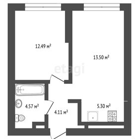 Квартира 40 м², 1-комнатная - изображение 1