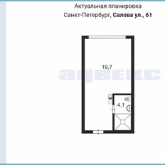 Квартира 23,2 м², студия - изображение 3