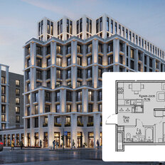 Квартира 42,5 м², 1-комнатная - изображение 3