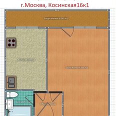 Квартира 35 м², 1-комнатная - изображение 2