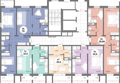 Квартира 24,4 м², студия - изображение 1