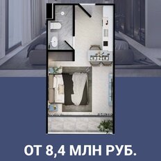 Квартира 30 м², студия - изображение 1