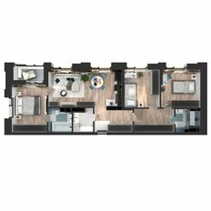 Квартира 77,3 м², 3-комнатная - изображение 4