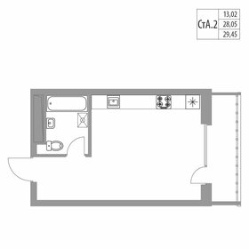 Квартира 29,5 м², 1-комнатная - изображение 1