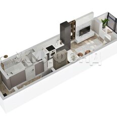 Квартира 27 м², студия - изображение 2
