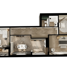 Квартира 110 м², 3-комнатная - изображение 2