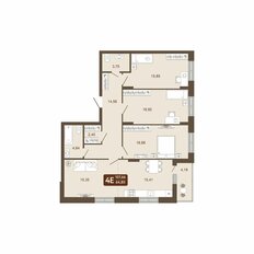 Квартира 107,7 м², 4-комнатная - изображение 2