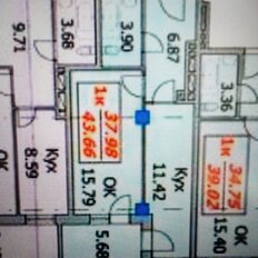 Квартира 43 м², 2-комнатная - изображение 4