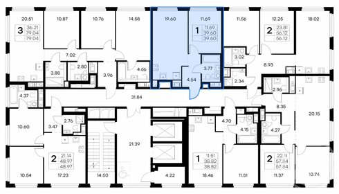 Квартира 39,3 м², 1-комнатная - изображение 2