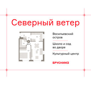 Квартира 48,1 м², 2-комнатная - изображение 1