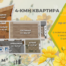 Квартира 84,9 м², 4-комнатная - изображение 1