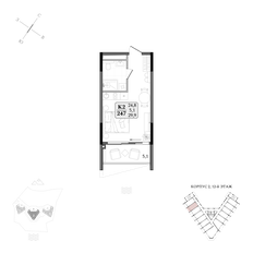 Квартира 29,9 м², студия - изображение 2