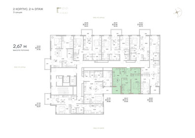 Квартира 55,6 м², 2-комнатная - изображение 2